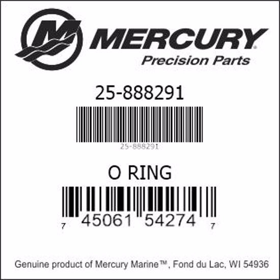 25-888291, Mercury/Quicksilver, O-Ring (NLA)