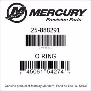 25-888291, Mercury/Quicksilver, O-Ring (NLA)