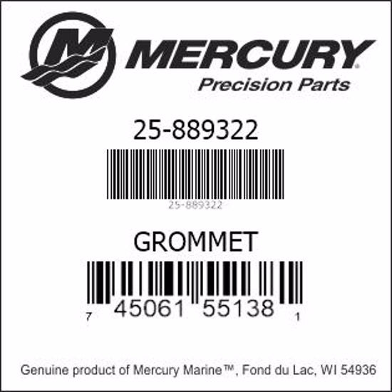 25-889322, Mercury/Quicksilver, Grommet