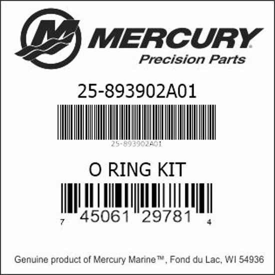 25-893902A01, Mercury/Quicksilver, O-Ring Kit