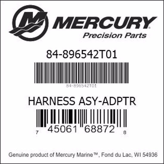 84-896542T01, Mercury/Quicksilver, Harness Assy-adapter