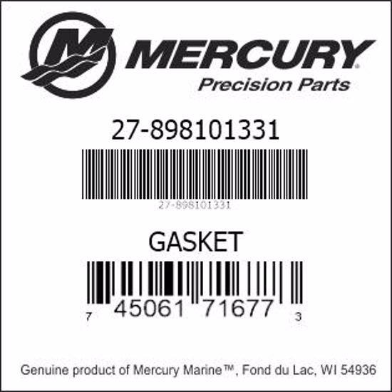 27-898101331, Mercury/Quicksilver Gasket-Water Pump