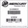 10 898833, Mercury/Quicksilver, Screw