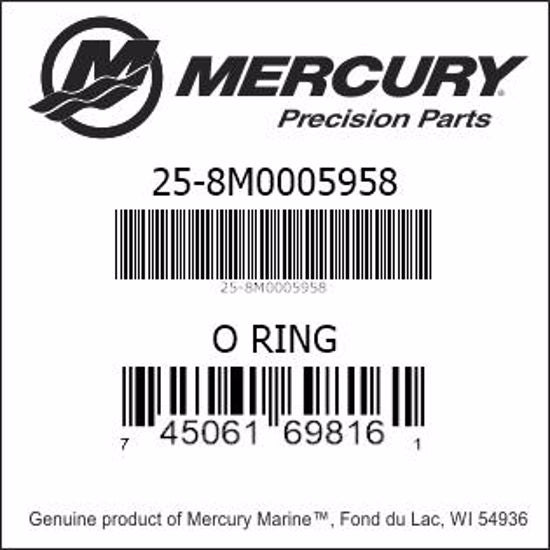 25-8M0005958, Mercury, O-Ring
