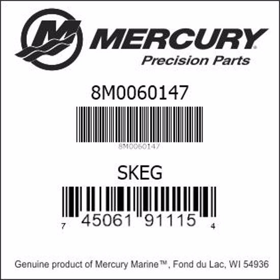 8M0060147, Mercur/Quicksilver, Skeg