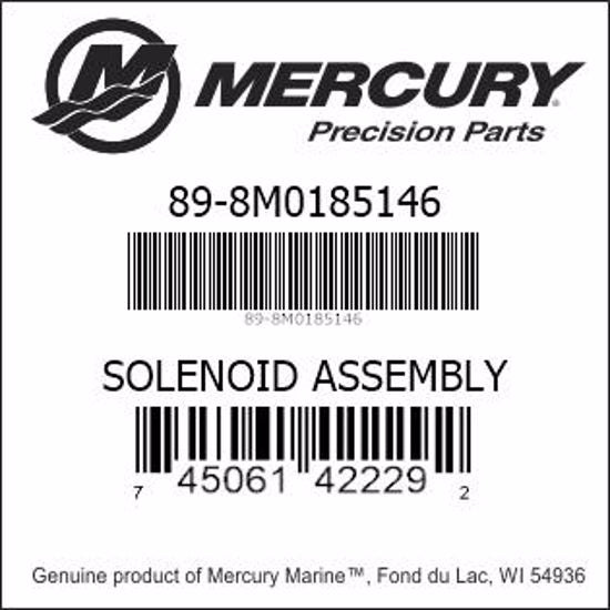 8M0185146, Mercury-Mercruiser Solenoid Assembly