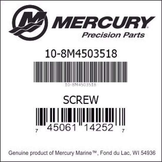 10-8M0204741 - S/S 10-8M4503518, Mercury/Quicksilver, Screw