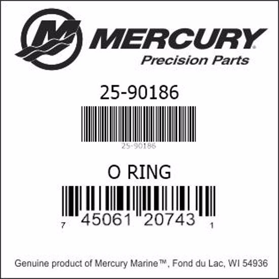 25-90186, Mercury/Quicksilver, O-Ring