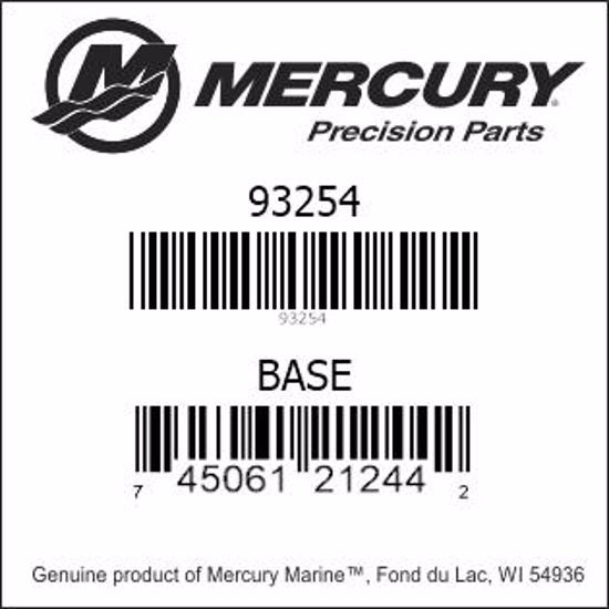 93254, Mercury/Quicksilver, Swivel Base