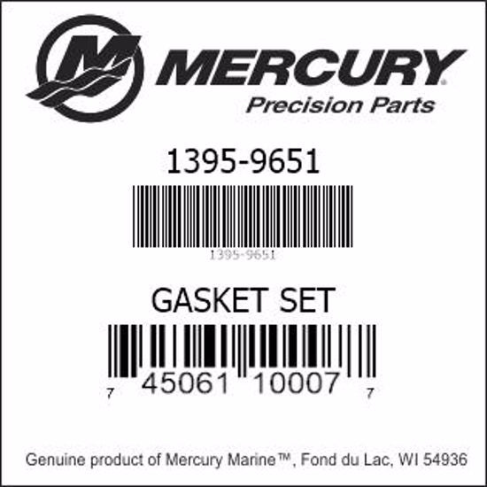 1395-9651, Mercury/Quicksilver, Gasket Set-Card