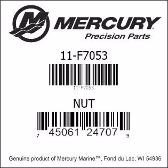 11-F7053, Mercury/Quicksilver, Nut