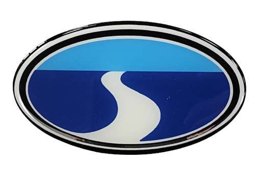 S2-29200-10010-0000, Haines Signature Logo wake motif 90mm x 50mm