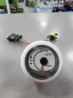 Mercury-Mercruiser 79-8M0052870 Trim Gauge White - USED