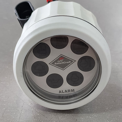 79-879925K11, Mercury Smartcraft gauge, 7 Function Alarm- White