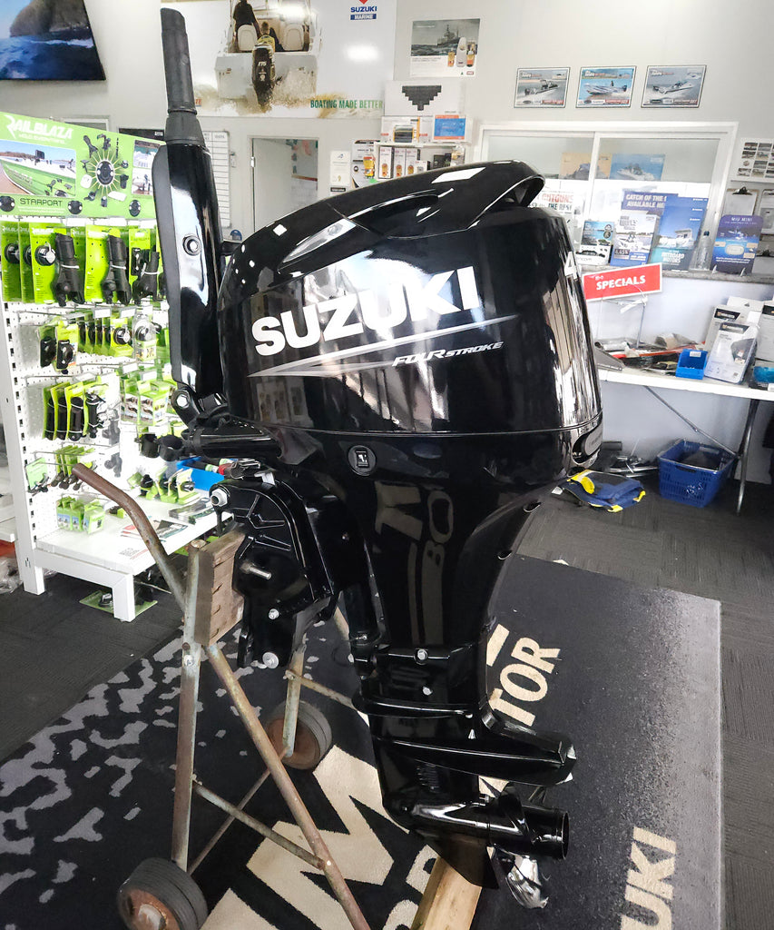 New Suzuki DF40ATHL EFI 4-Stroke Outboard Tiller Motor