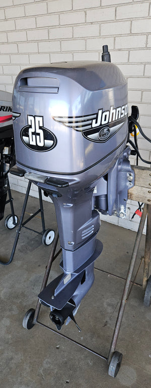 1999, Pre-Owned Johnson BJ25PL3SSB 2 stroke Outboard Motor