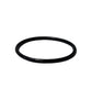 Black ring on a light white background