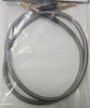 1896, Dunbier Braided Stainless Steel Brake Line - 1000mm