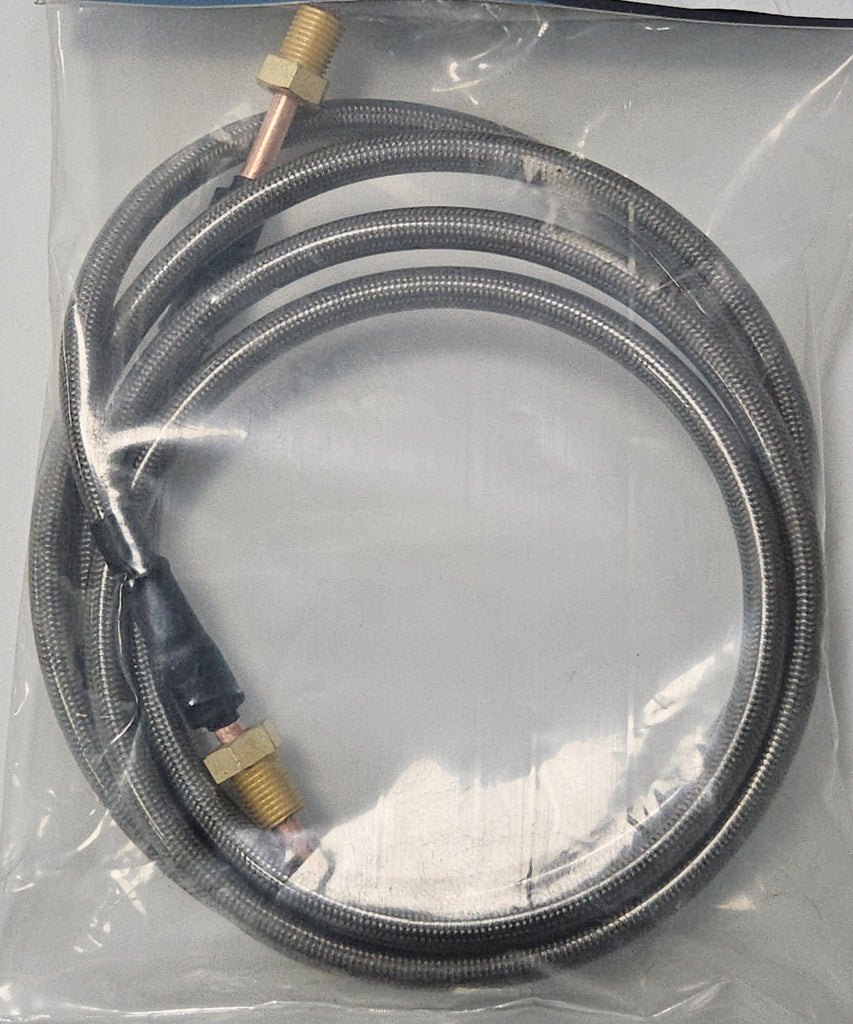 1897, Dunbier Braided Stainless Steel Brake Line -1750mm