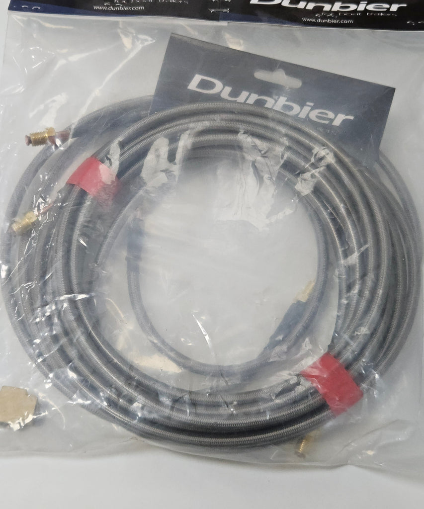 1887, Dumbier Stainless Steel Braided Brake Line kit 2 Wheel 5.8M