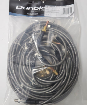 1886, Dunbier Braided Stainless Steel Brake Line to 8M 4 Wheels
