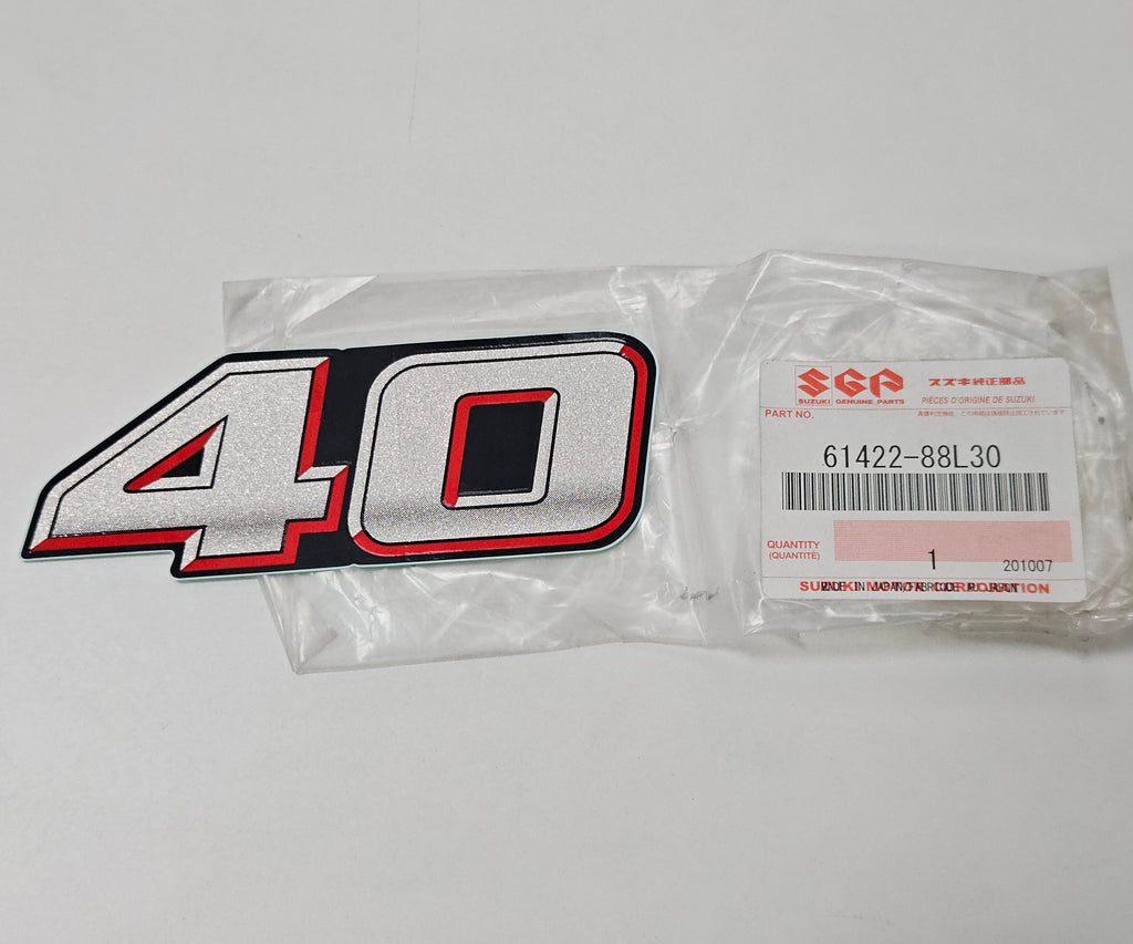 Suzuki DF40A four stroke outboard engine decals/sticker kit