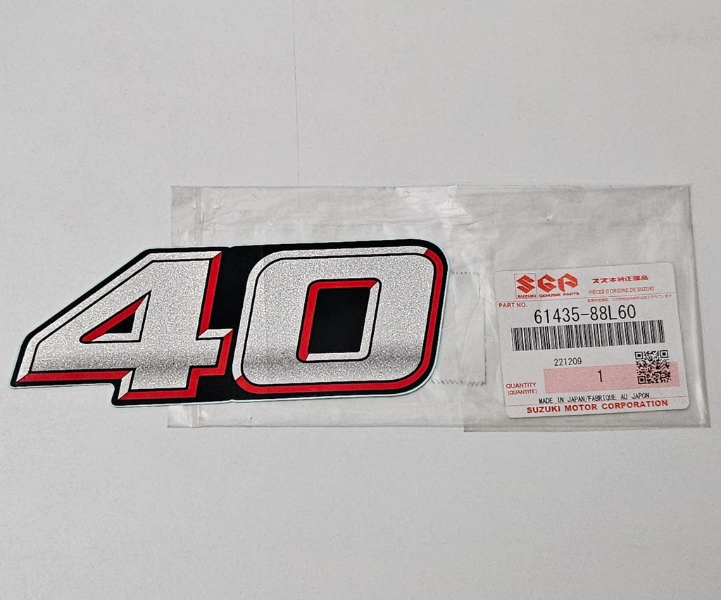 Suzuki DF40A four stroke outboard engine decals/sticker kit