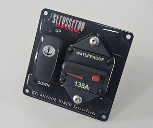 Stress Free Marine, Large Switch Panel with 135amp Circuit Breaker