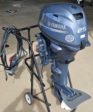 2017 Yamaha F25LC 4 STROKE Pre-Owned Outboard Motor