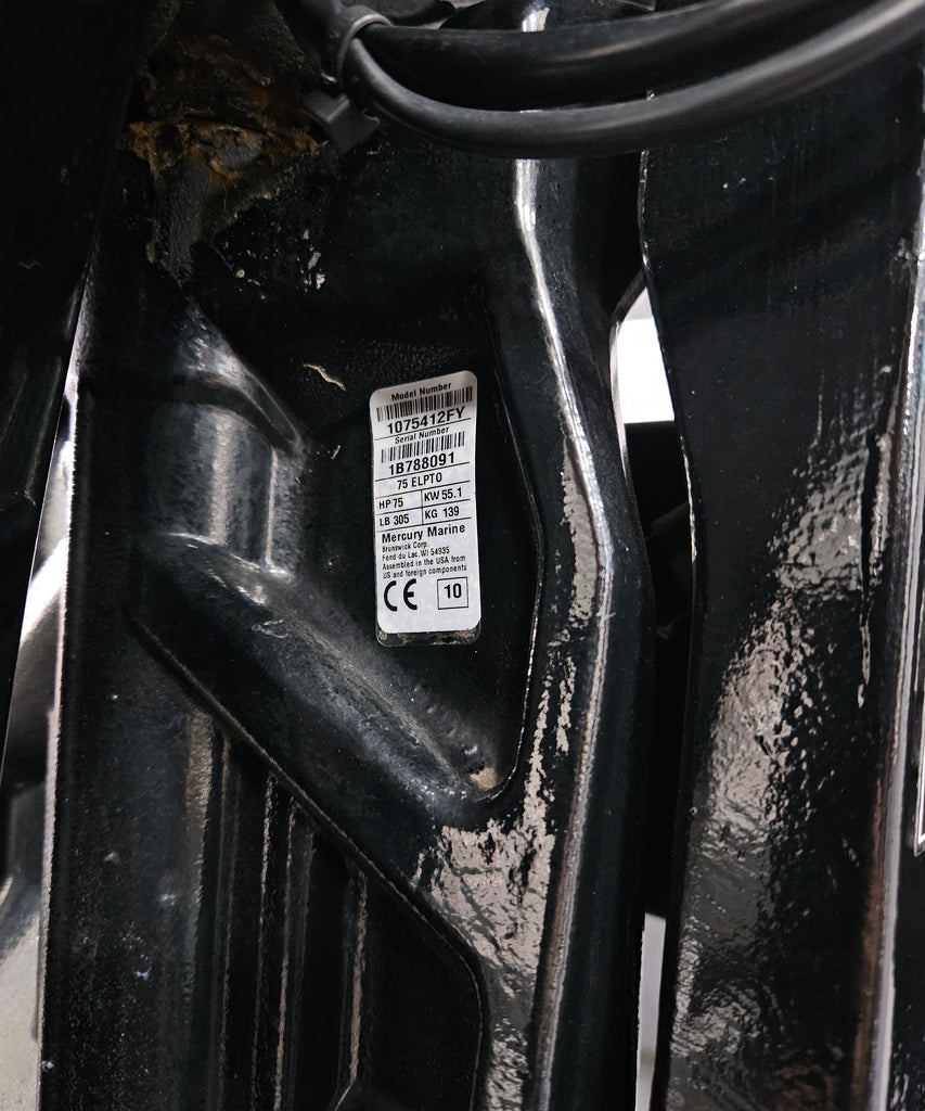 2010 Mercury 75ELPTO 20" 2 Stroke - Pre-Owned Outboard Motor