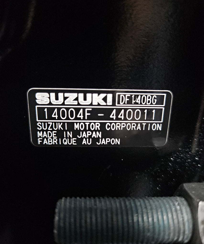 2024 Suzuki DF140BTGX EFI 4-Stroke Outboard – 25" Shaft, (Second Hand)