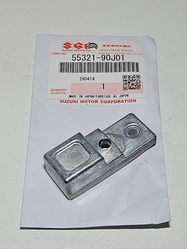 Suzuki OEM Sacrificial Anode Block (Gearcase / Swivel Bracket) – 55321-90J01