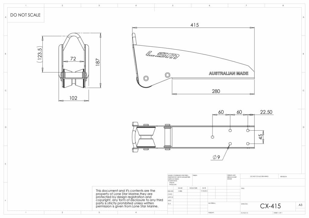 Lone Star CX415 Bowsprit