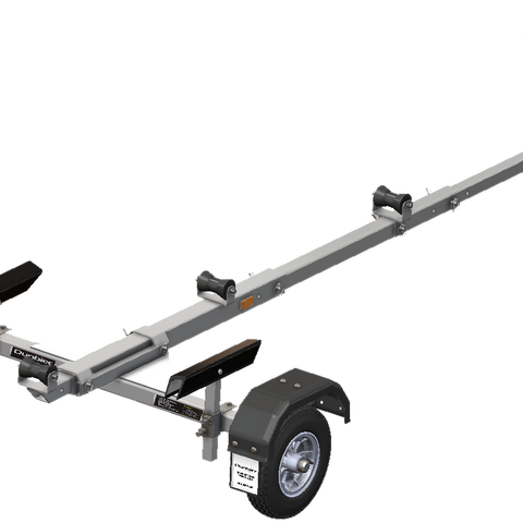 DUNBIER Traveller portable alloy trailer - suits boats up to 3.8m