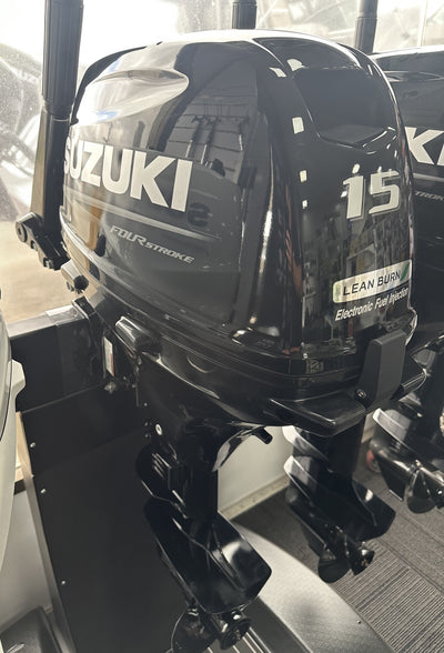 2021 Suzuki DF15AS 15hp EFI 4-Stroke Outboard – Only 7 Hours (Pre-Owned)