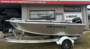 2026 Quintrex 420 Busta TS, Suzuki DF50ATHL, Alloy I-Beam trailler