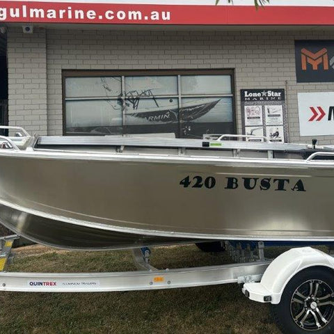 2026 Quintrex 420 Busta TS, Suzuki DF50ATHL, Alloy I-Beam trailler