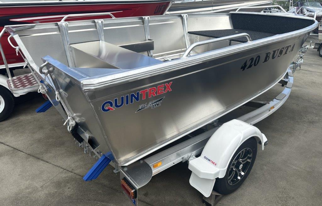 2026 Quintrex 420 Busta TS, Suzuki DF40ATHL, Alloy I-Beam trailer