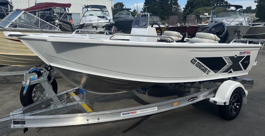 2026 Quintrex 420 Renegade Side Console, Suzuki DF50ATL