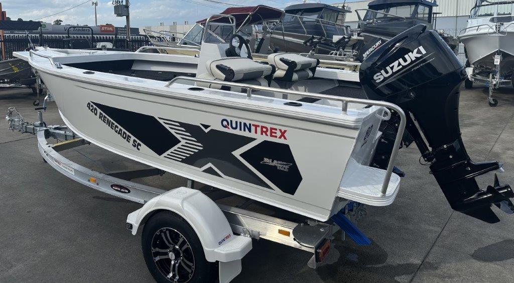 2026 Quintrex 420 Renegade Side Console, Suzuki DF50ATL