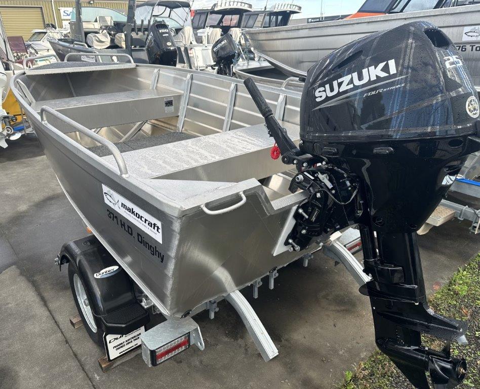 NEW Makocraft 371HD Dinghy package Suzuki DF25