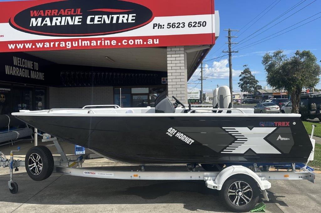 2026 Quintrex 481 Hornet Pro Side Console, Suzuki DF115BTL