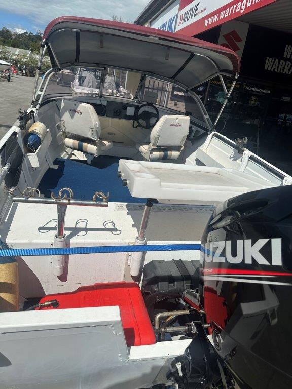 Stacer 449 Seahawk runabout 60hp Suzuki 4-stroke