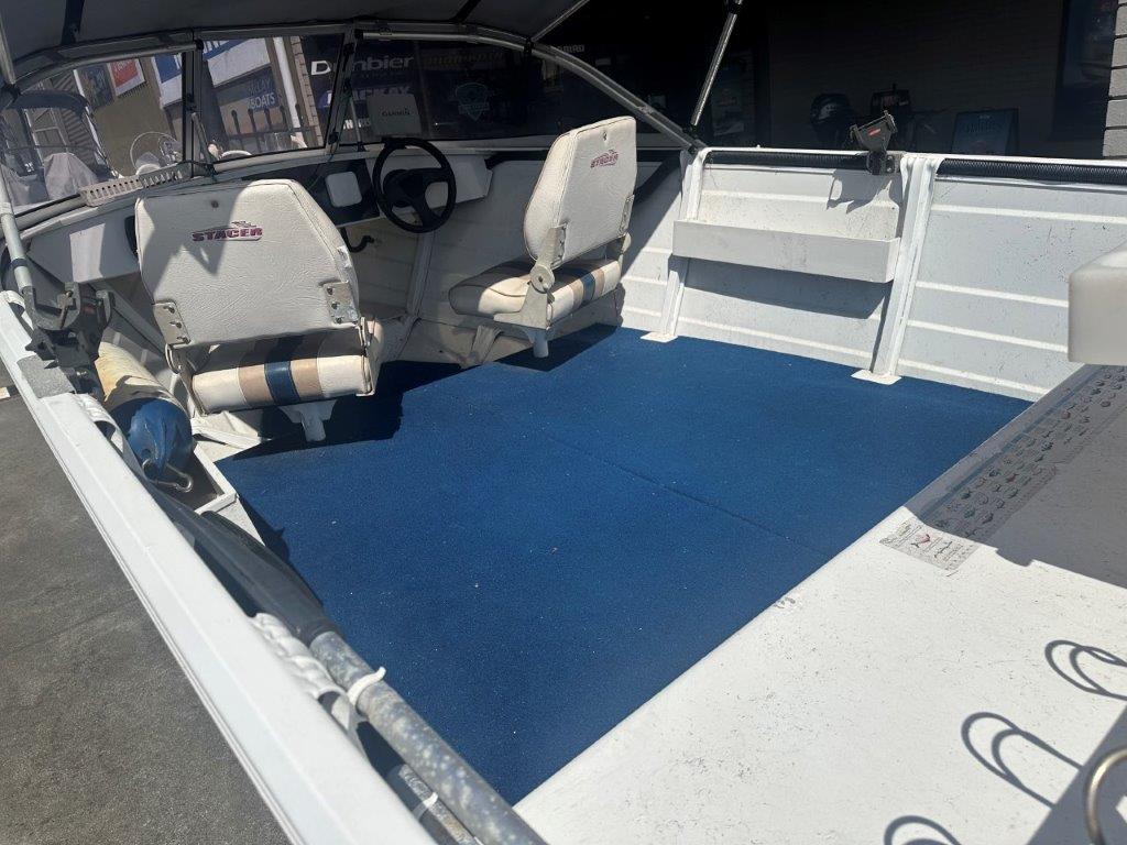 Stacer 449 Seahawk runabout 60hp Suzuki 4-stroke