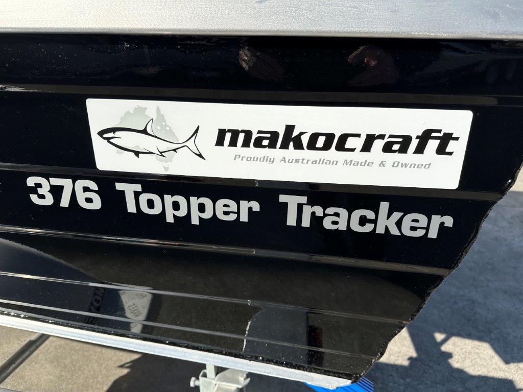 2025 Makocraft 376 Topper Tracker BLACK OPS HULL ONLY