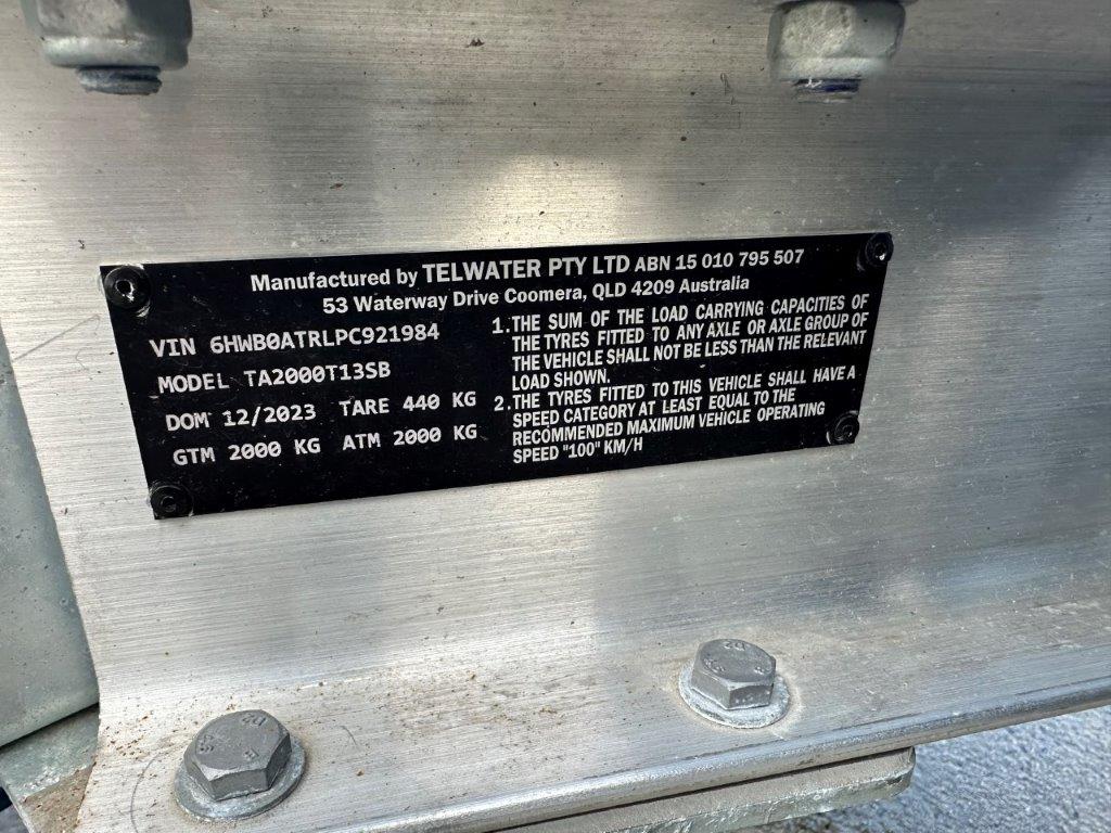 MOVE Alloy Boat Trailer TA2000T13SB - Alloy Boats 6.1m
