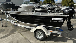 2025 Makocraft 376 Topper Tracker BLACK OPS package
