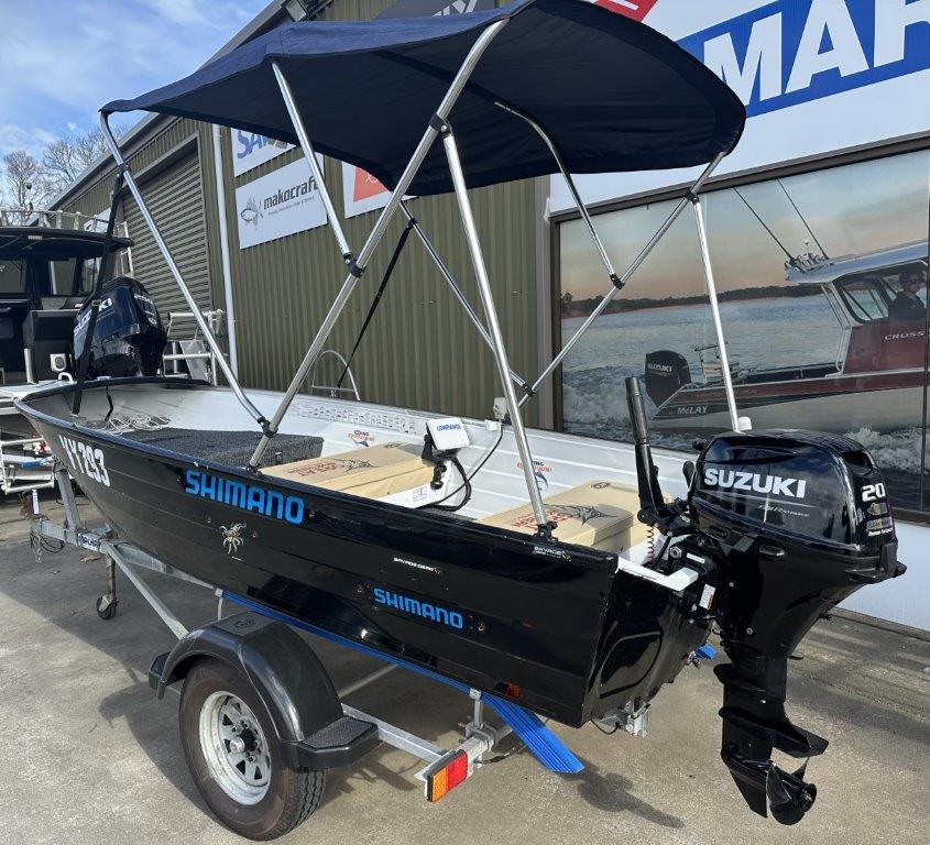 Savage 380 with Suzuki 20hp 4-Stroke