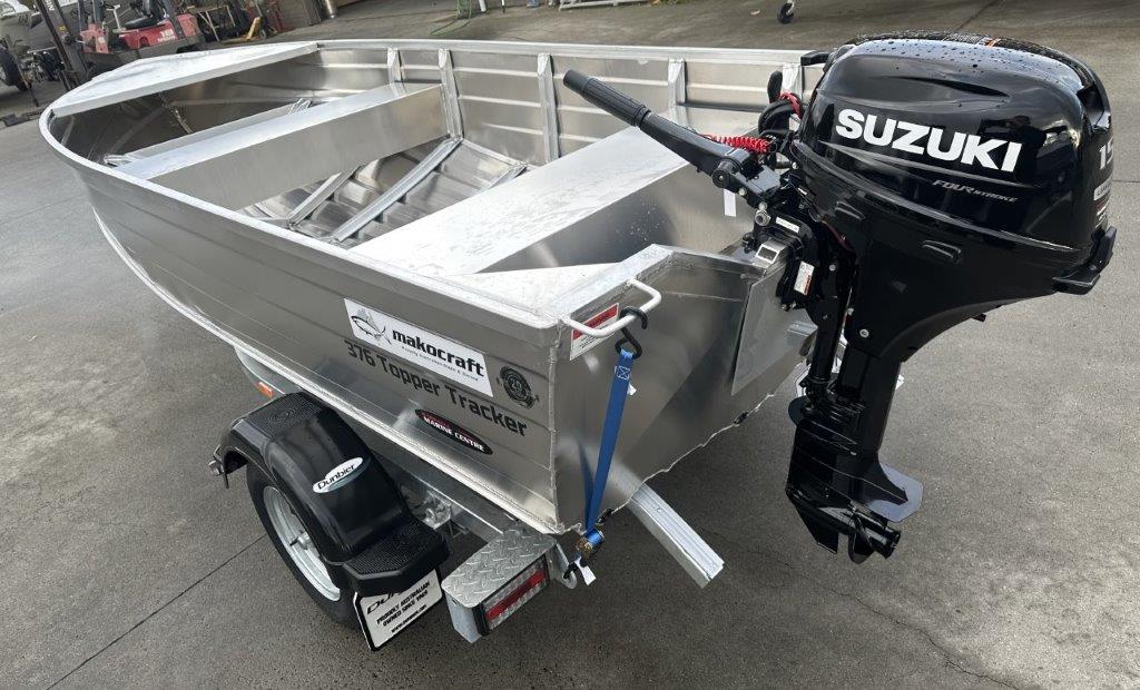 2025 Makocraft 376 Topper Tracker package