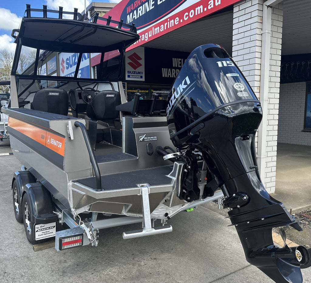 2025 Senator 550HT Suzuki DF115B package